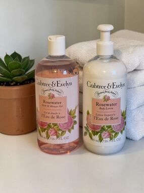 Crabtree & Evelyn Rosewater Body Care Duo
